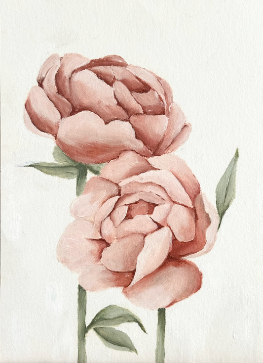 Two peonies