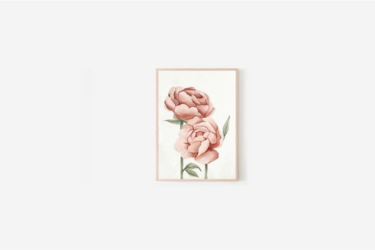 Two peonies